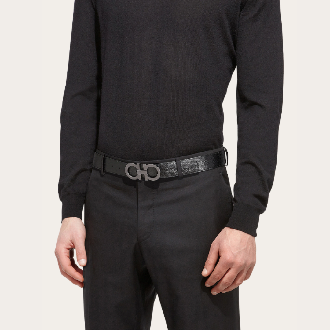 Ferragamo Gancini Belt - Black&BlueMarine